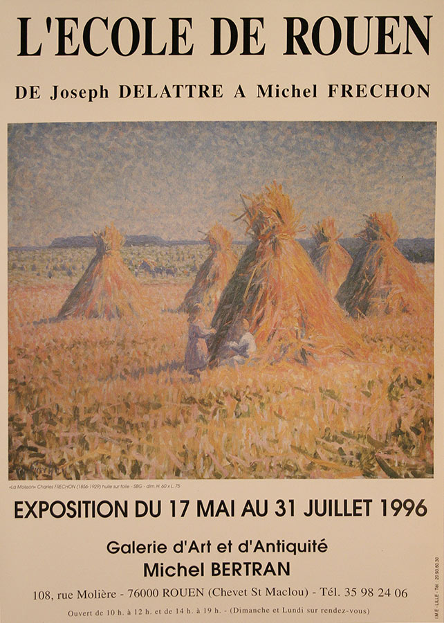 L'ÉCOLE DE ROUEN, de Joseph DELATTRE à Michel FRECHON