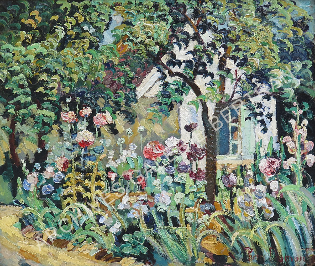 Jardin aux iris