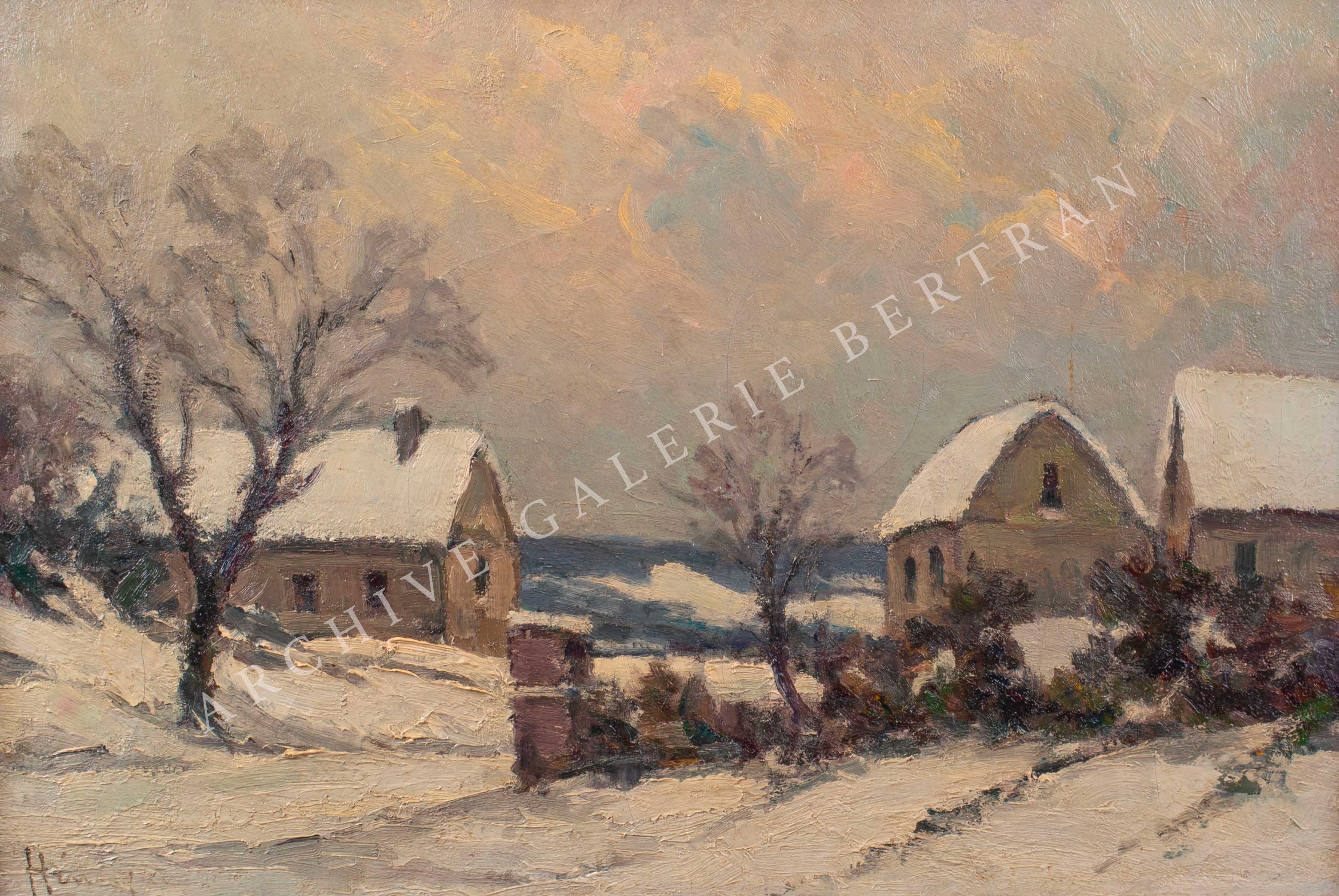 Neige à Grand-Quevilly